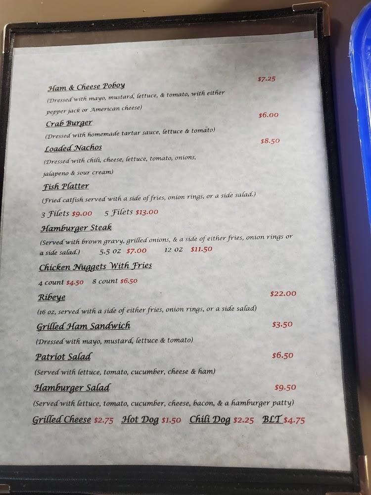 Patriot Inn Menu image 3